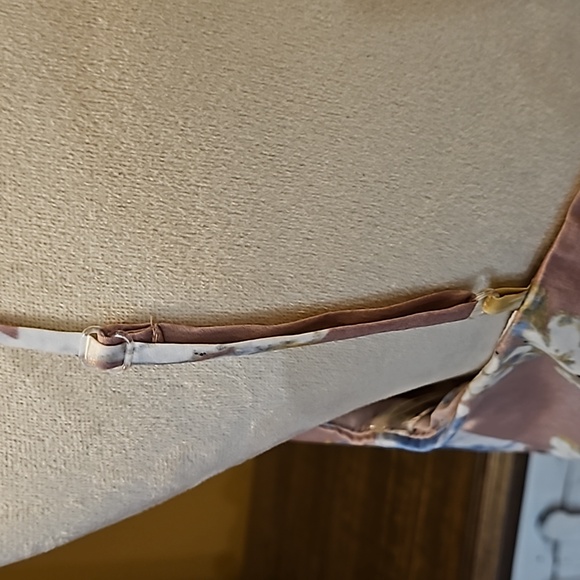 Satin Like Floral Flutter Tank - Picture 6 of 8